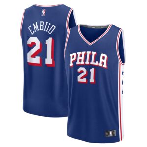 Joel Embiid Philadelphia 76ers Jersey4u Fast Break Jersey4u Jersey - Icon Edition - Royal photo 1 Jersey4u