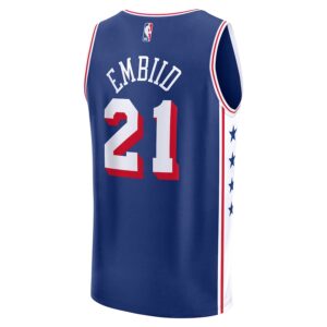 Joel Embiid Philadelphia 76ers Jersey4u Fast Break Jersey4u Jersey - Icon Edition - Royal photo 3 Jersey4u