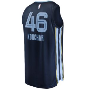 John Konchar Memphis Grizzlies Jersey4u Fast Break Jersey4u Jersey - Icon Edition - Navy photo 3 Jersey4u