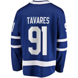 John Tavares Toronto Maple Leafs Jersey4u Home Captain Premier Breakaway Player Jersey - Blue photo 3 Jersey4u