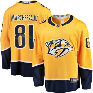 Jonathan Marchessault Nashville Predators Jersey4u  Premier Breakaway Player Jersey - Gold photo 1 Jersey4u