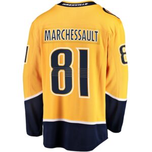 Jonathan Marchessault Nashville Predators Jersey4u  Premier Breakaway Player Jersey - Gold photo 3 Jersey4u