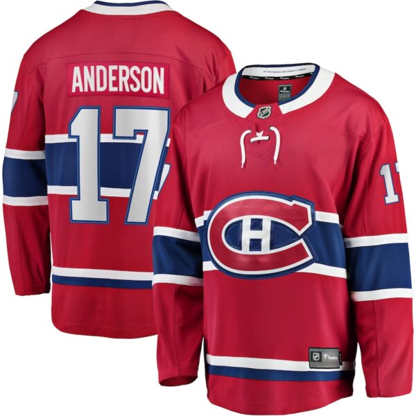 Josh Anderson Montreal Canadiens Jersey4u Breakaway Player Jersey - Red photo 1 Jersey4u