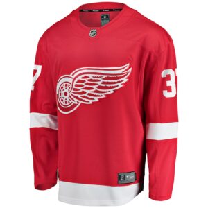 J.T. Compher Detroit Red Wings Jersey4u Home Breakaway Jersey - Red photo 2 Jersey4u
