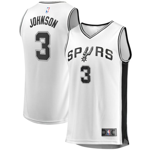 Keldon Johnson San Antonio Spurs Jersey4u Fast Break Association Jersey - White photo 1 Jersey4u