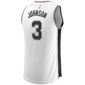 Keldon Johnson San Antonio Spurs Jersey4u Fast Break Association Jersey - White photo 3 Jersey4u