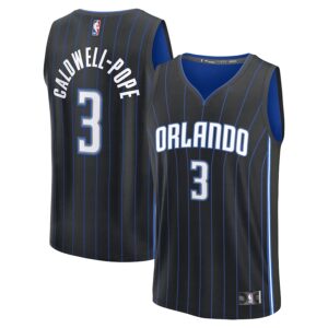 Kentavious Caldwell-Pope Orlando Magic Jersey4u Fast Break Jersey4u Player Jersey - Icon Edition - Black photo 1 Jersey4u