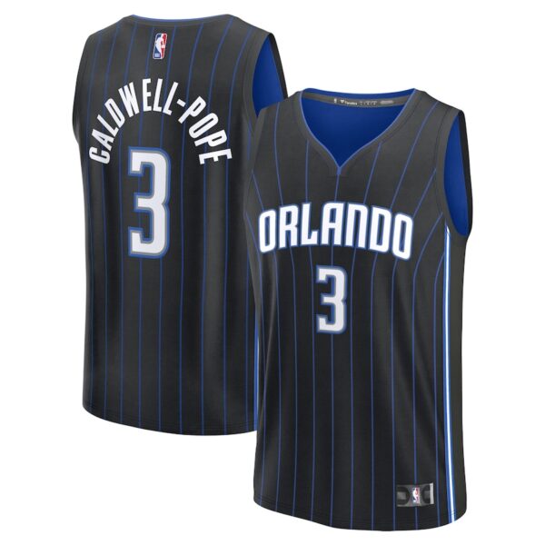 Kentavious Caldwell-Pope Orlando Magic Jersey4u Fast Break Jersey4u Player Jersey - Icon Edition - Black photo 1 Jersey4u