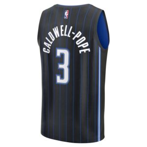 Kentavious Caldwell-Pope Orlando Magic Jersey4u Fast Break Jersey4u Player Jersey - Icon Edition - Black photo 3 Jersey4u