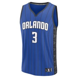 Kentavious Caldwell-Pope Orlando Magic Jersey4u Fast Break Jersey4u Player Jersey - Statement Edition - Blue photo 2 Jersey4u