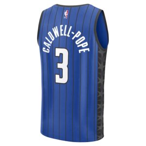 Kentavious Caldwell-Pope Orlando Magic Jersey4u Fast Break Jersey4u Player Jersey - Statement Edition - Blue photo 3 Jersey4u