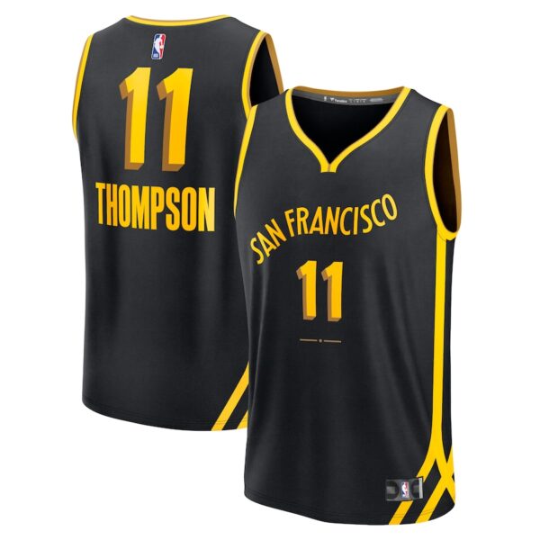 Klay Thompson Golden State Warriors Jersey4u Fast Break Jersey - Black - City Edition photo 1 Jersey4u