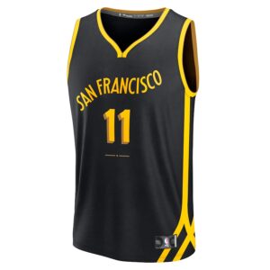Klay Thompson Golden State Warriors Jersey4u Fast Break Jersey - Black - City Edition photo 2 Jersey4u