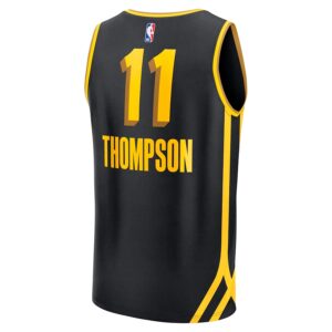Klay Thompson Golden State Warriors Jersey4u Fast Break Jersey - Black - City Edition photo 3 Jersey4u
