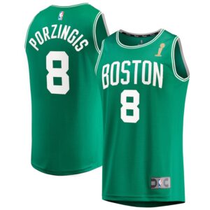 Kristaps Porzingis Boston Celtics Jersey4u 2024 NBA Finals Champions Fast Break Jersey4u Player Jersey - Kelly Green - Icon Edition photo 1 Jersey4u