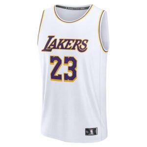LeBron James Los Angeles Lakers Jersey4u Fast Break Jersey4u Player Jersey - Association Edition - White photo 2 Jersey4u