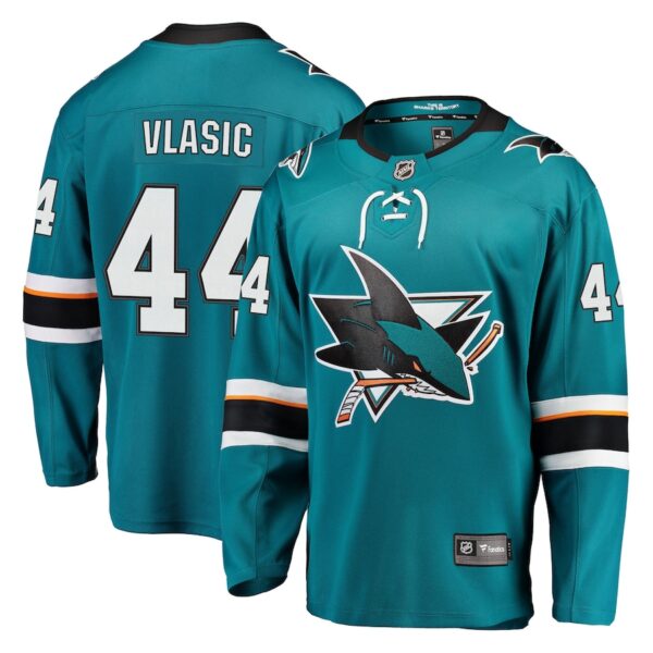 Marc-Edouard Vlasic San Jose Sharks Jersey4u  Premier Breakaway Player Jersey - Teal photo 1 Jersey4u