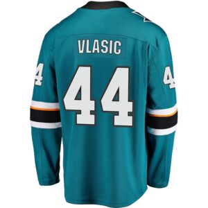 Marc-Edouard Vlasic San Jose Sharks Jersey4u  Premier Breakaway Player Jersey - Teal photo 3 Jersey4u