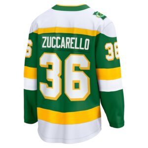 Mats Zuccarello Minnesota Wild Jersey4u Alternate Premier Breakaway Player Jersey - Green photo 3 Jersey4u