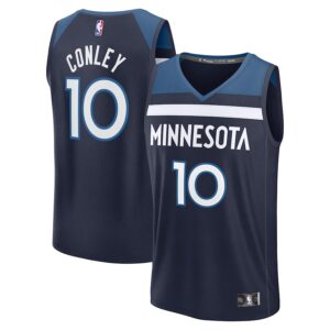 Mike Conley Minnesota Timberwolves Jersey4u Fast Break Jersey4u Player Jersey - Icon Edition - Navy photo 1 Jersey4u