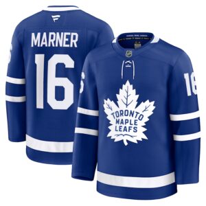 Mitch Marner Toronto Maple Leafs Jersey4u Home Premium Jersey - Blue photo 1 Jersey4u
