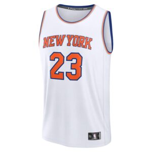 Mitchell Robinson New York Knicks Jersey4u Fast Break Jersey4u Player Jersey - Association Edition - White photo 2 Jersey4u