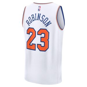 Mitchell Robinson New York Knicks Jersey4u Fast Break Jersey4u Player Jersey - Association Edition - White photo 3 Jersey4u