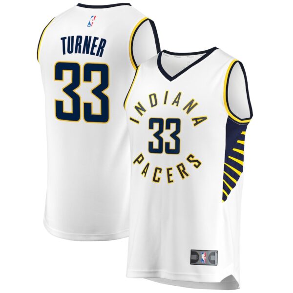Myles Turner Indiana Pacers Jersey4u Fast Break Jersey4u Jersey - Association Edition - White photo 1 Jersey4u