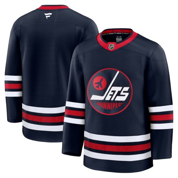 Winnipeg Jets Jersey4u Alternate Premium Jersey - Navy photo 1 Jersey4u