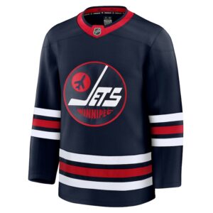 Winnipeg Jets Jersey4u Alternate Premium Jersey - Navy photo 2 Jersey4u