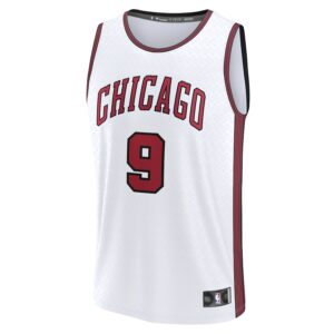 Nikola Vucevic Chicago Bulls Jersey4u Fastbreak Jersey - City Edition - White photo 2 Jersey4u