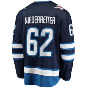 Nino Niederreiter Winnipeg Jets Jersey4u Home Premier Breakaway Player Jersey - Navy photo 3 Jersey4u