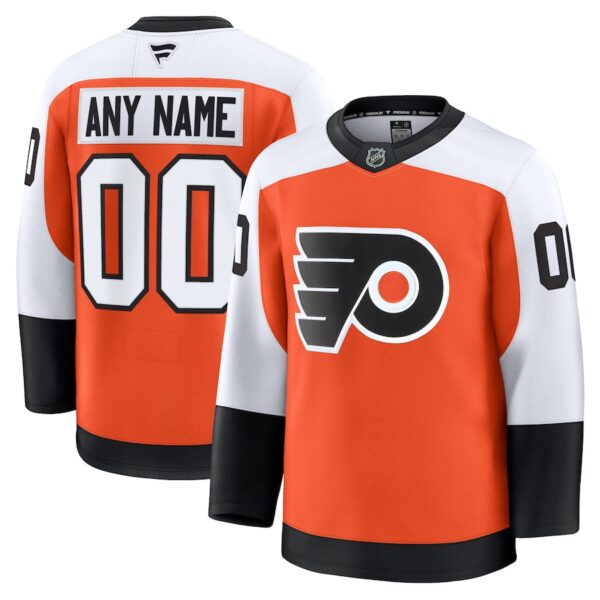 Philadelphia Flyers Jersey4u Home Premium Custom Jersey - Orange photo 1 Jersey4u