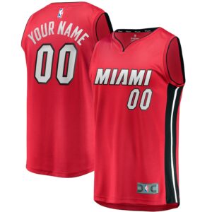 Miami Heat Jersey4u Fast Break Custom Jersey - Red - Statement Edition photo 1 Jersey4u