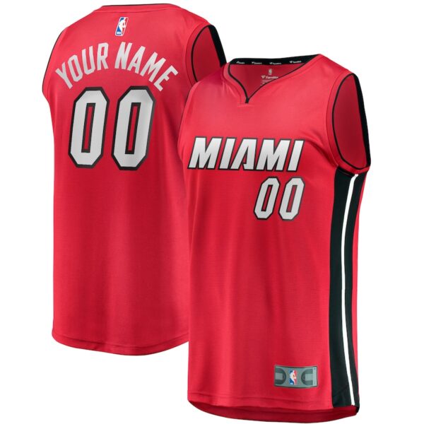 Miami Heat Jersey4u Fast Break Custom Jersey - Red - Statement Edition photo 1 Jersey4u