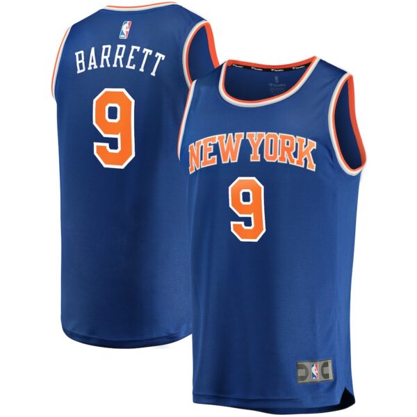 RJ Barrett New York Knicks Jersey4u Fast Break Jersey4u Jersey Royal - Icon Edition photo 1 Jersey4u