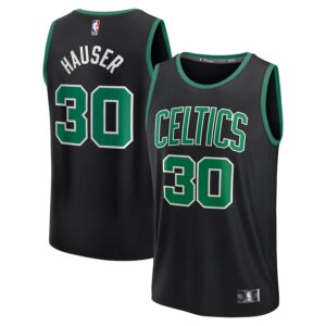 Sam Hauser Boston Celtics Jersey4u Fast Break Jersey4u Player Jersey - Statement Edition - Black photo 1 Jersey4u
