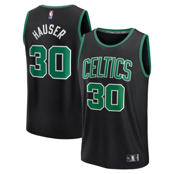 Sam Hauser Boston Celtics Jersey4u Fast Break Jersey4u Player Jersey - Statement Edition - Black photo 1 Jersey4u
