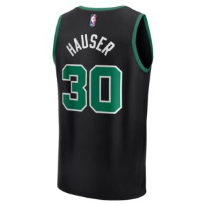Sam Hauser Boston Celtics Jersey4u Fast Break Jersey4u Player Jersey - Statement Edition - Black photo 3 Jersey4u