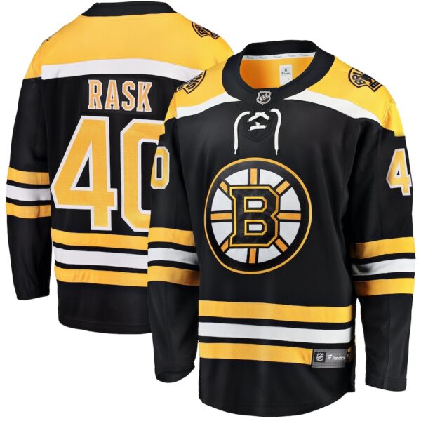 Tuukka Rask Boston Bruins Jersey4u Breakaway Home Jersey - Black photo 1 Jersey4u