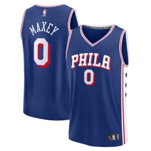 Tyrese Maxey Philadelphia 76ers Jersey4u Fast Break Jersey4u Jersey - Icon Edition - Royal photo 1 Jersey4u