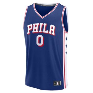 Tyrese Maxey Philadelphia 76ers Jersey4u Fast Break Jersey4u Jersey - Icon Edition - Royal photo 2 Jersey4u