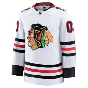 Chicago Blackhawks Jersey4u Away Premium Custom Jersey - White photo 2 Jersey4u