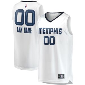 Memphis Grizzlies Jersey4u Fast Break Custom Jersey4u Jersey - Association Edition - White photo 1 Jersey4u