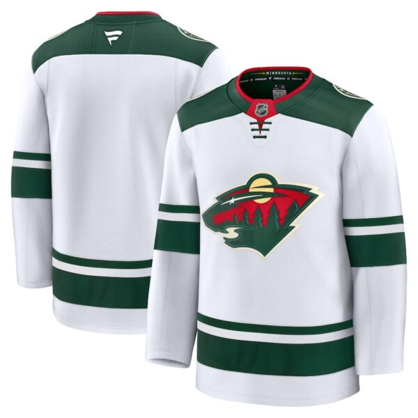 Minnesota Wild Jersey4u Away Premium Jersey - White photo 1 Jersey4u