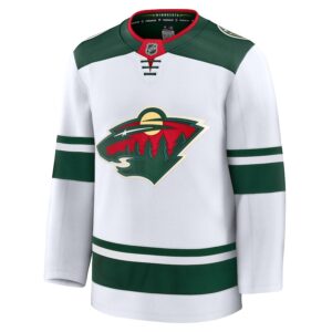 Minnesota Wild Jersey4u Away Premium Jersey - White photo 2 Jersey4u