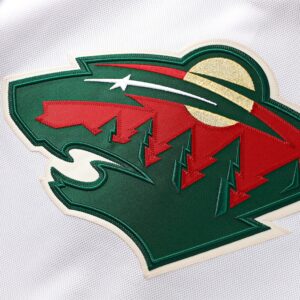 Minnesota Wild Jersey4u Away Premium Jersey - White photo 4 Jersey4u