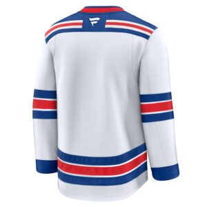 New York Rangers Jersey4u Away Premium Jersey - White photo 3 Jersey4u