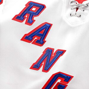 New York Rangers Jersey4u Away Premium Jersey - White photo 4 Jersey4u
