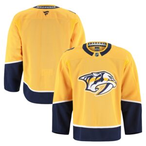 Nashville Predators Jersey4u Home Authentic Pro Jersey - Yellow photo 1 Jersey4u